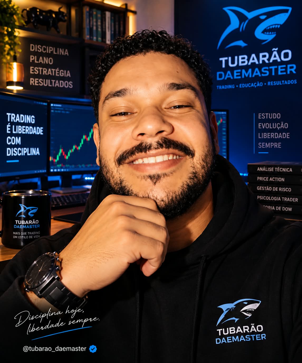 Identidade visual Tubarão DAEMaster